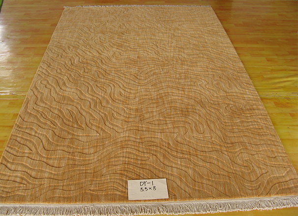 纯羊毛手工编织地毯
